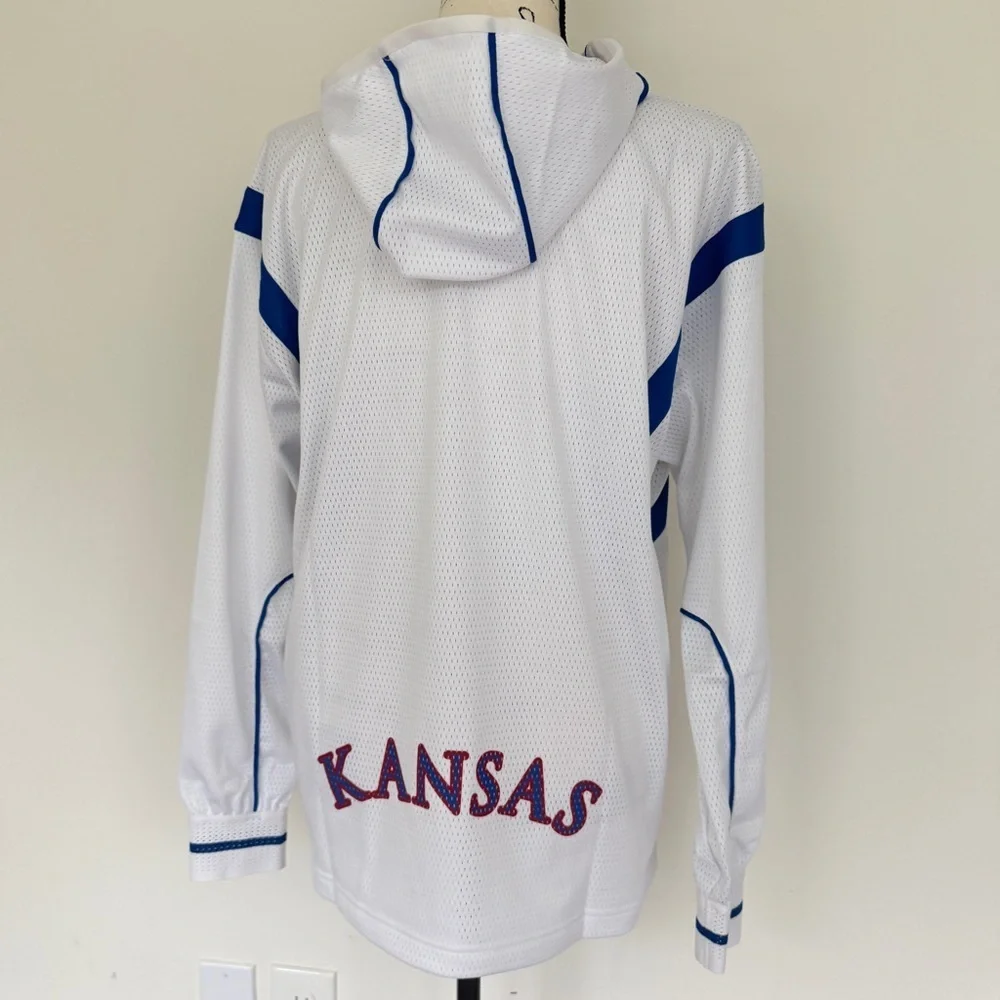 Adidas Kansas Jayhawks Jersey Hoodie KU Basketball College Sz‎ L Collegiate